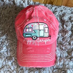 Women’s Pink Happy Camper Hat